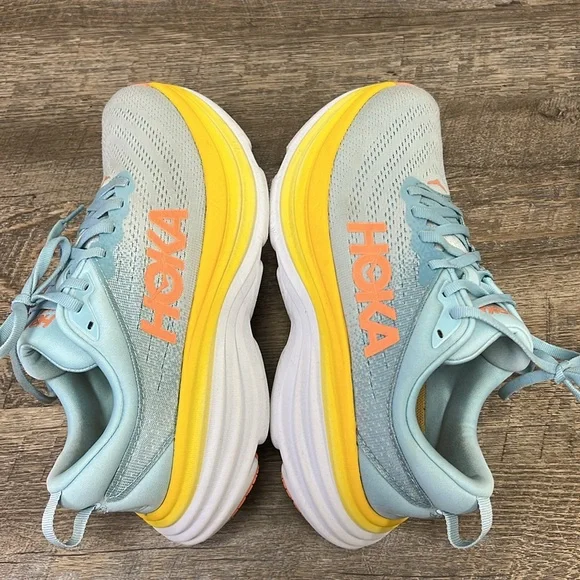 SOLD IN STORE Hoka ONE ONE Bondi 8 “Summer Song” Size 8.5 - Picture 10 of 11